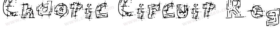 Chaotic Circuit Regular字体转换